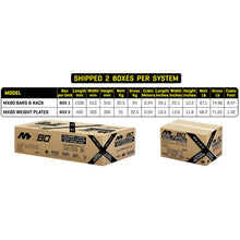 Load image into Gallery viewer, MX Select MX80 Rapid Change Straight Bar and EZ-Curl Bar System With Stand
