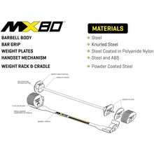 Load image into Gallery viewer, MX Select MX80 Rapid Change Straight Bar and EZ-Curl Bar System With Stand